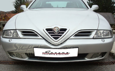 Alfa Romeo 166 (Typ 936) 3M Chrom Zierleisten Chromstreben