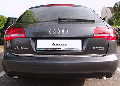 AUDI A6 (C6)   3M Chrom Zierleist​e, Heckleiste  