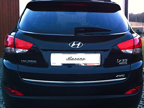 Hyundai Ix35 10 13 Chrom Zierleiste 3m Tuning Heckleiste Kantenschutz Ebay